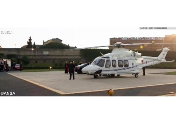 Vatikánske helikoptérové letisko v službách chorých detí
