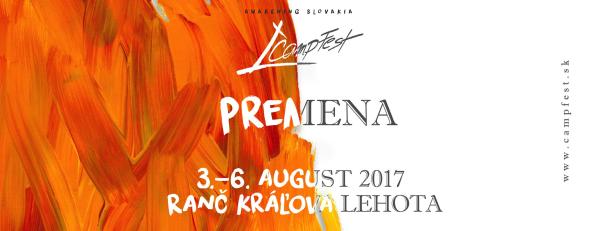 CampFest 2017 prichádza s hlavnou témou PREMENA!