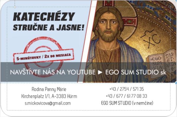 YOUTUBE KANÁL - EGO SUM STUDIO SK / V SLOVENČINE