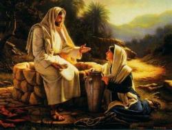 J-Ježiš so samaritánkou pri studni - J-Ježiš so samaritánkou pri studni.jpg
