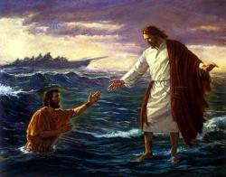 Ježiš kráča po vode a zachraňuje Petra - Ježiš kráča po vode a zachraňuje Petra.jpg