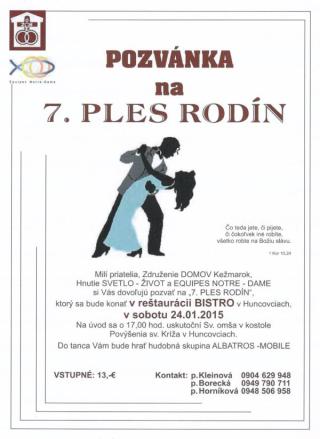 7. Ples rodín