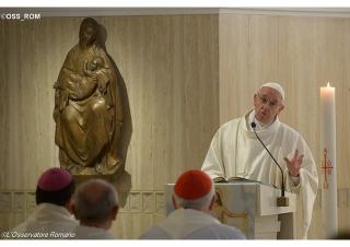 Ranná homília pápeža Františka: Vydávať svedectvo mocou Ducha