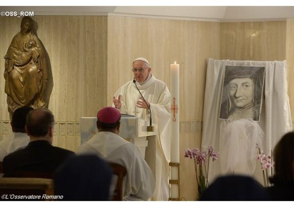 Ranná homília na sviatok zakladateľky vincentiek: Duch Svätý hýbe Cirkvou