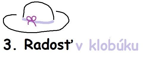 3. úloha: Dajte si klobúk
