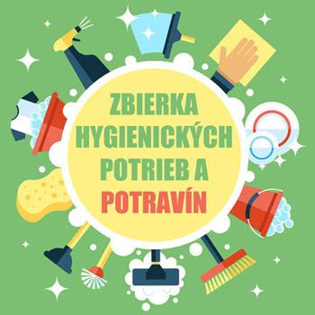 Zbierka trvanlivých potravín a hygienických potrieb