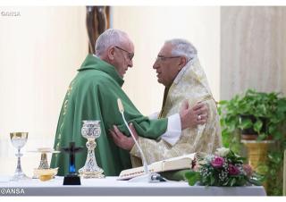 Melchitský patriarcha koncelebroval s pápežom na znak cirkevnej jednoty