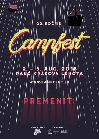 CampFest bude tento rok oslavovať