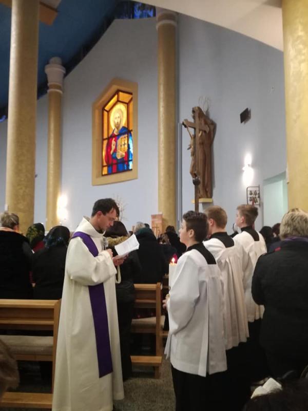 Blahoslavený Michał a Zbigniew v našej farnosti.