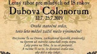 Mládežnicky tábor Dubova Colonorum