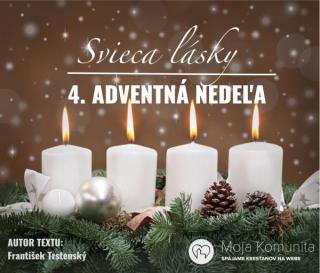 4. adventná nedeľa- Svieca lásky