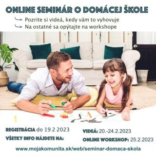 Online seminár o domácej škole