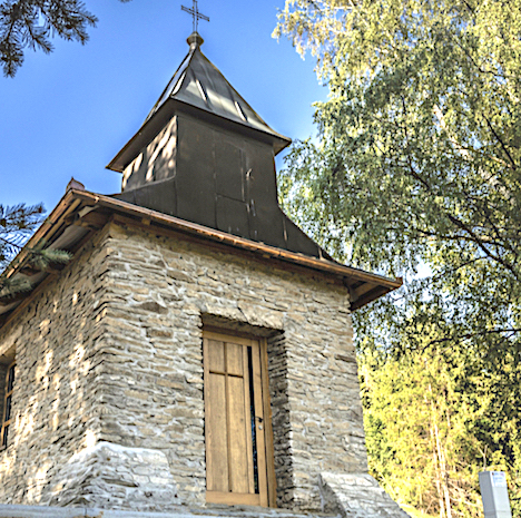 Požehnanie obnovenej kalvárie v Kolačkove