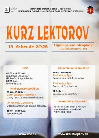 Kurz lektorov I.