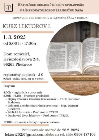 Kurz lektorov I.