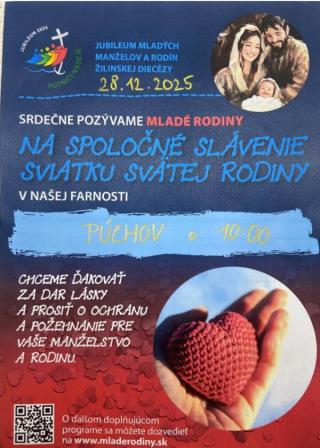 Spoločné slávenie sviatku sv. Rodiny v našej farnosti