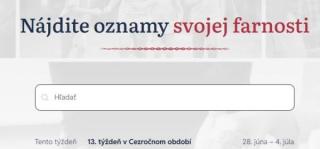 FARSKÉ OZNAMY  - 15. nedeľa v období cez rok)