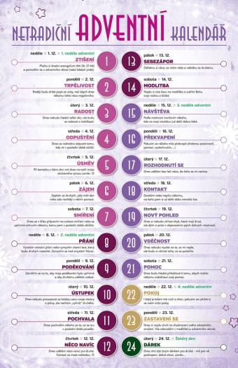NETRADIČNÍ ADVENTNÍ KALENDÁŘ