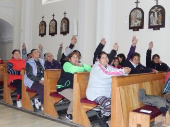 Stretnutie s birmovancami v Bystranoch